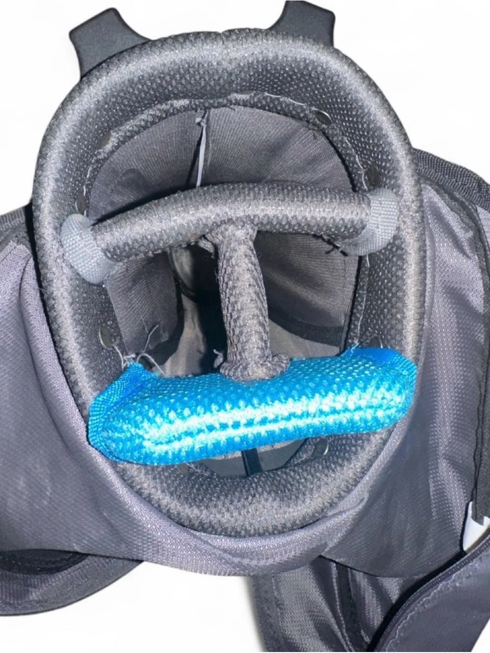 Men's Gray and Blue Golf Carry Bag - Lightweight Travel Golf Bag